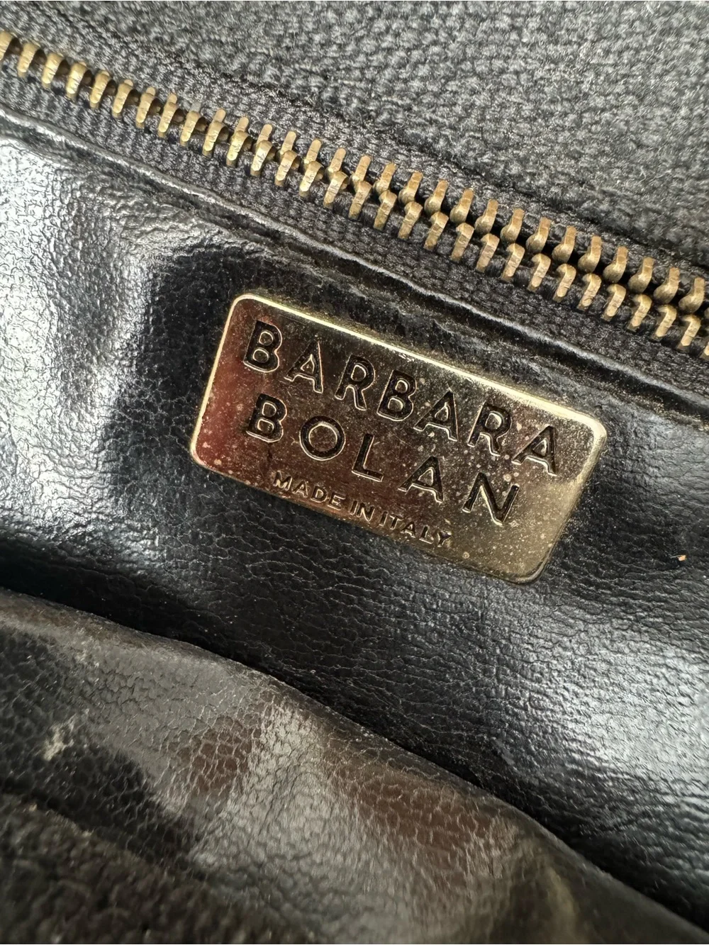 Vintage Barbara Bolan Crocodile & Linen 1980’s Bohemian Made in Italy Bag